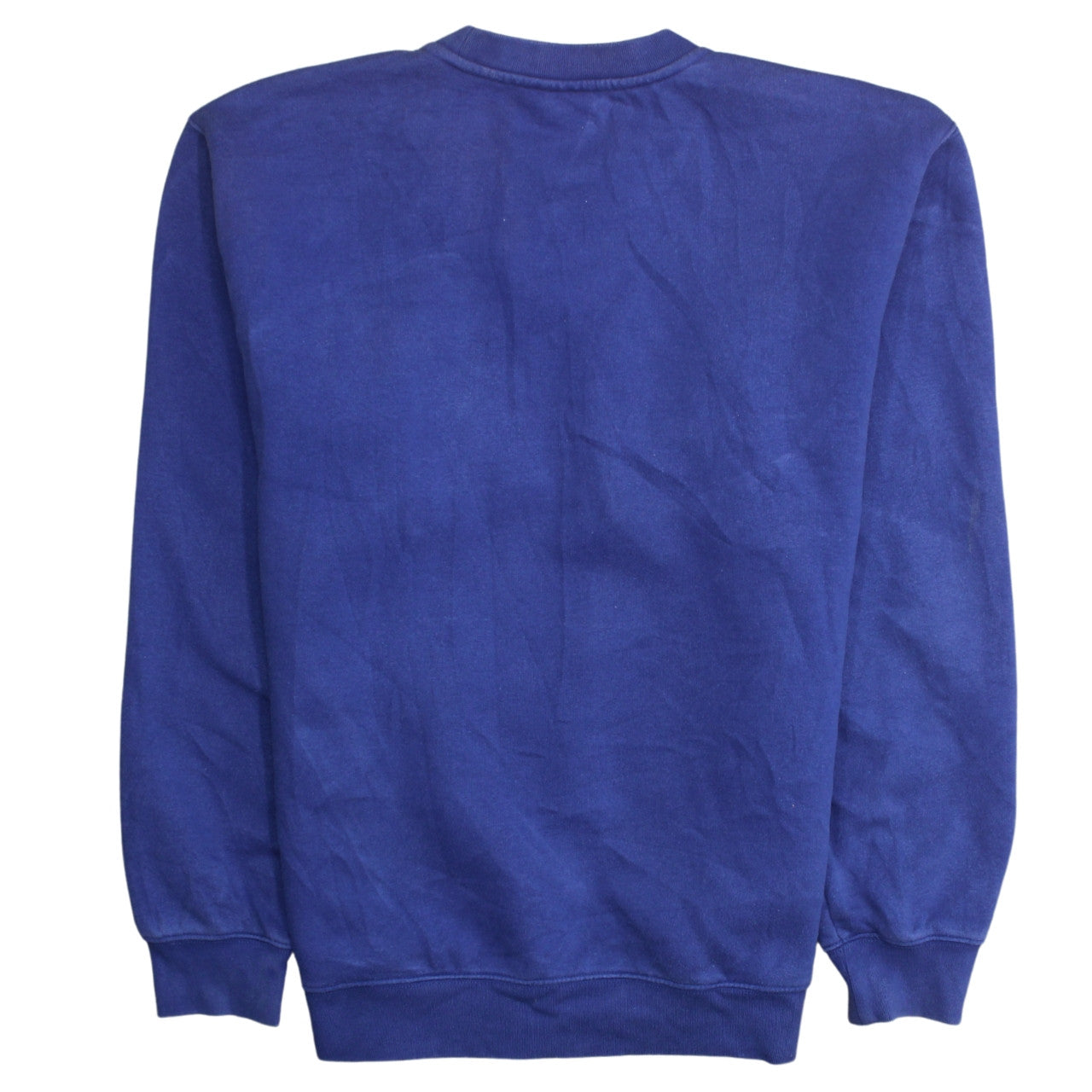 Obey Men's Blue Pullover Sweatshirt Medium Crew Neck Logo Fleece