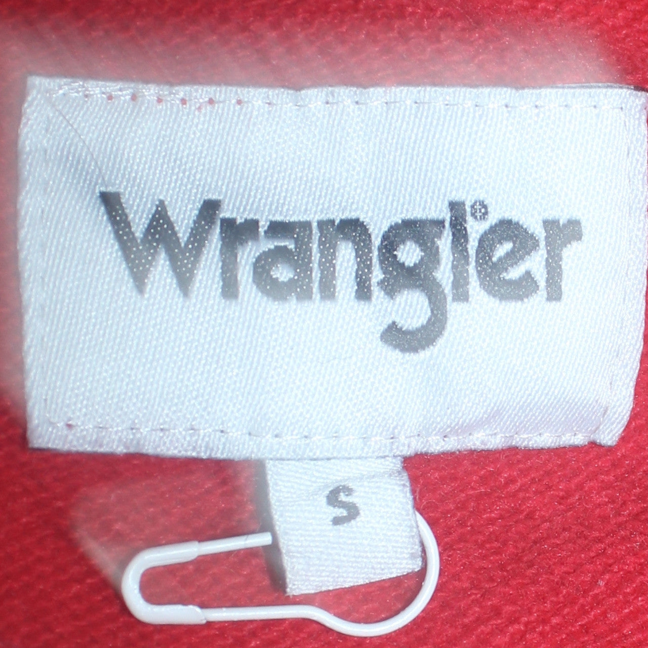 Wrangler Men's Red Crew Neck Graphic Pullover Sweatshirt Size S