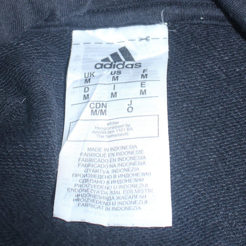 Adidas Mens Black Camo Logo Pullover Hoodie Size M