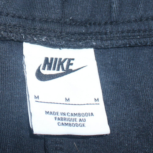 Nike Men's Black Jogger Fleece Sweatpants M Regular Fit Tapered