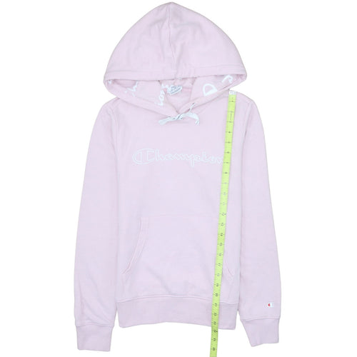 Champion Women's Pink Small Pullover Hoodie Cotton Blend