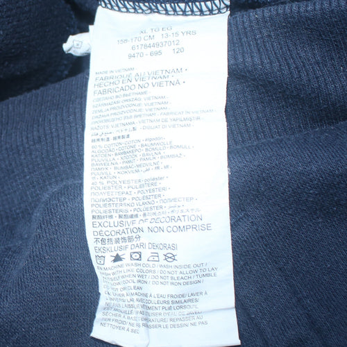 Converse Boys Blue Jogger Sweatpants XL 13-15 Years Fleece Activewear