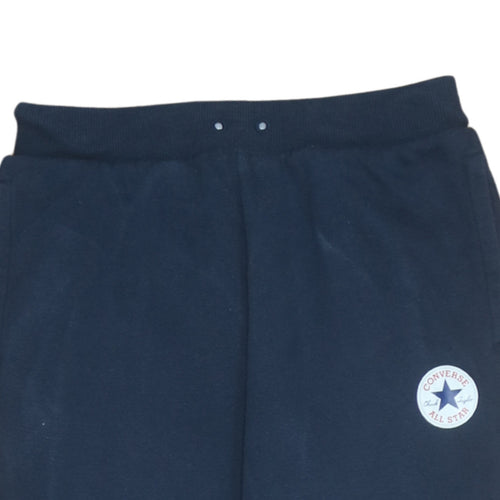 Converse Boys Blue Jogger Sweatpants XL 13-15 Years Fleece Activewear