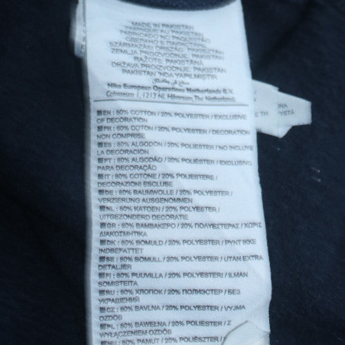 Nike Men's Black Full Zip Track Jacket Size L Cotton Blend