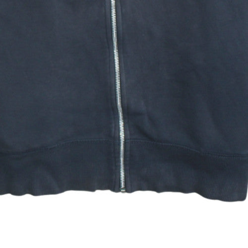 Nike Men's Black Full Zip Track Jacket Size L Cotton Blend