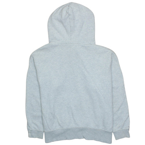 Adidas Women Grey Hooded Pullover Hoodie UK 12 Cotton Blend