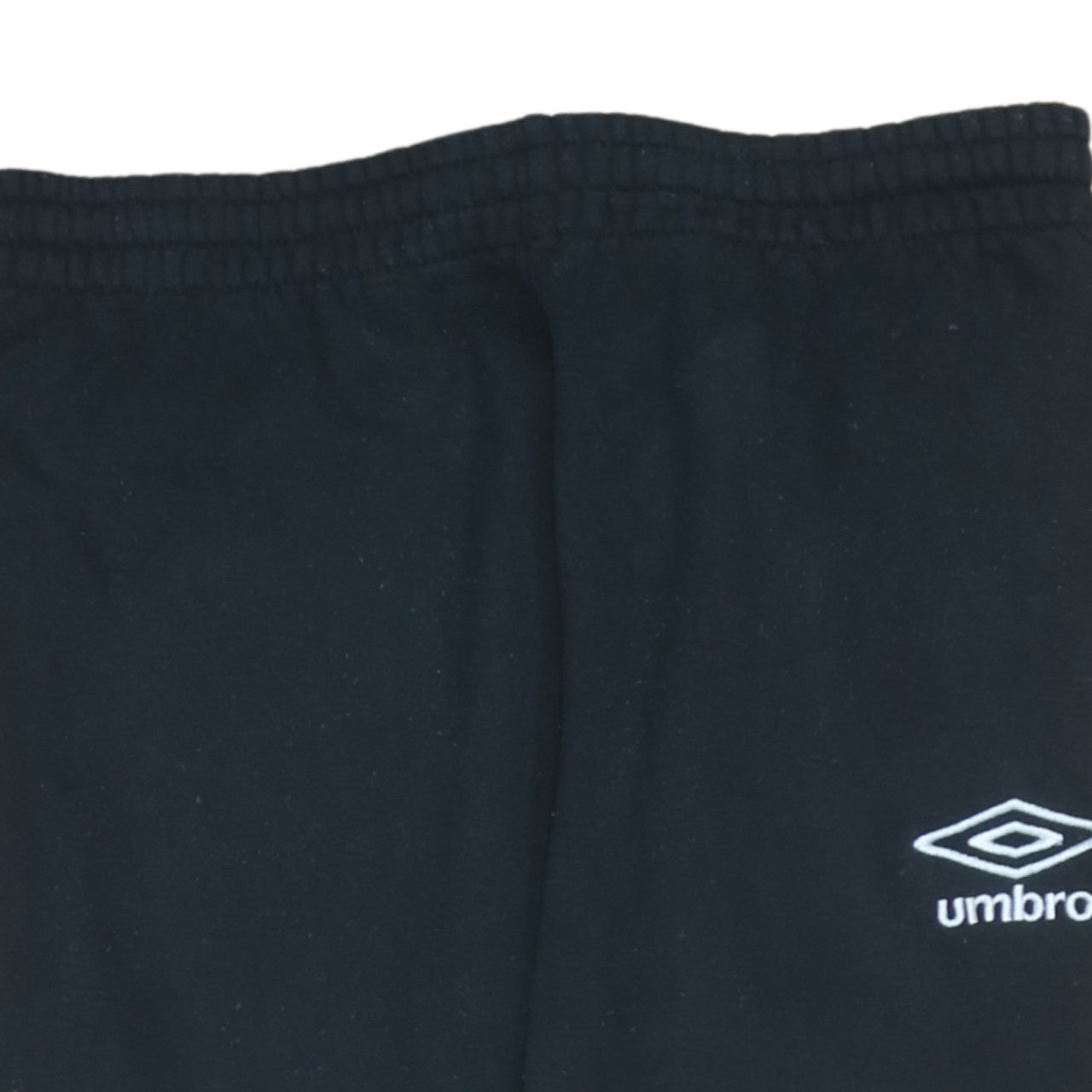 Umbro Men Black Jogger Sweatpants L Fleece Activewear Trousers