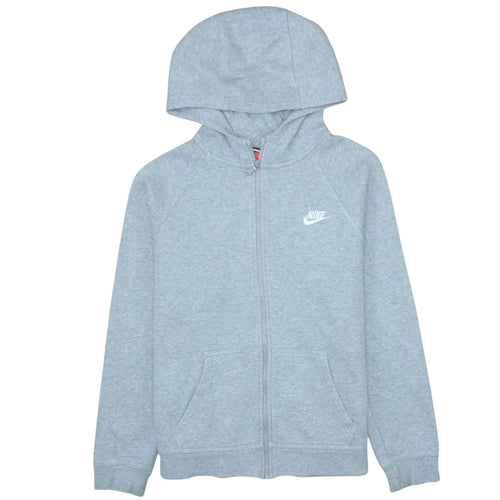 Nike Boys Grey Full Zip Fleece Hoodie 13-15 Years