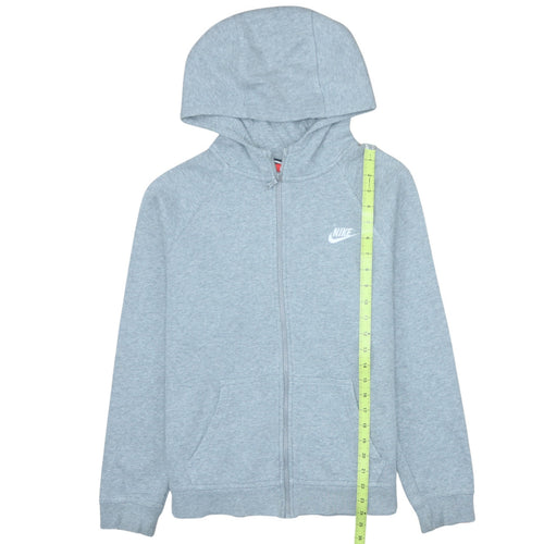 Nike Boys Grey Full Zip Fleece Hoodie 13-15 Years