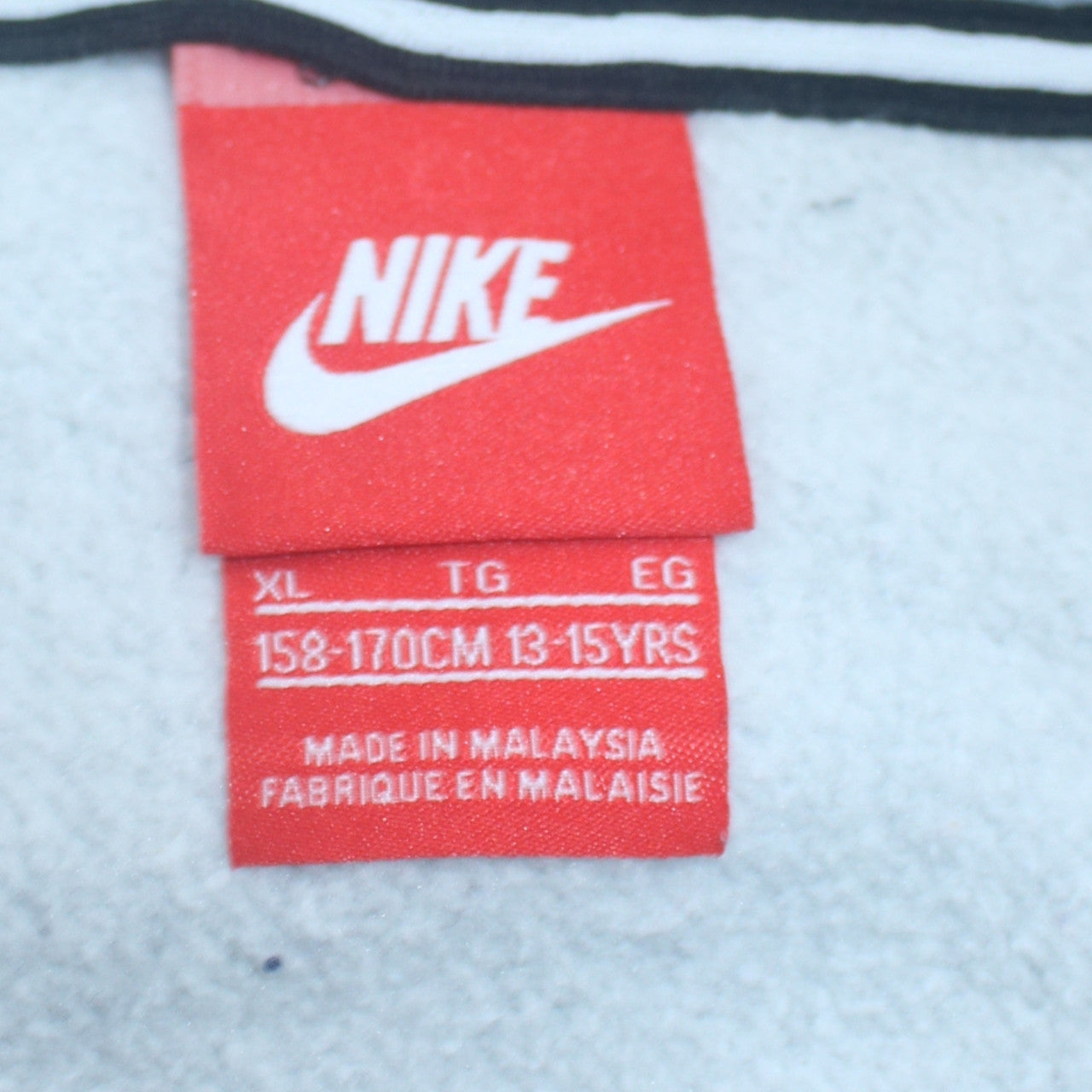 Nike Boys Grey Full Zip Fleece Hoodie 13-15 Years