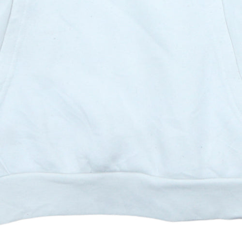 Champion Boys White Pullover Hoodie 2XL Logo Graphic Fleece Sweatshirt