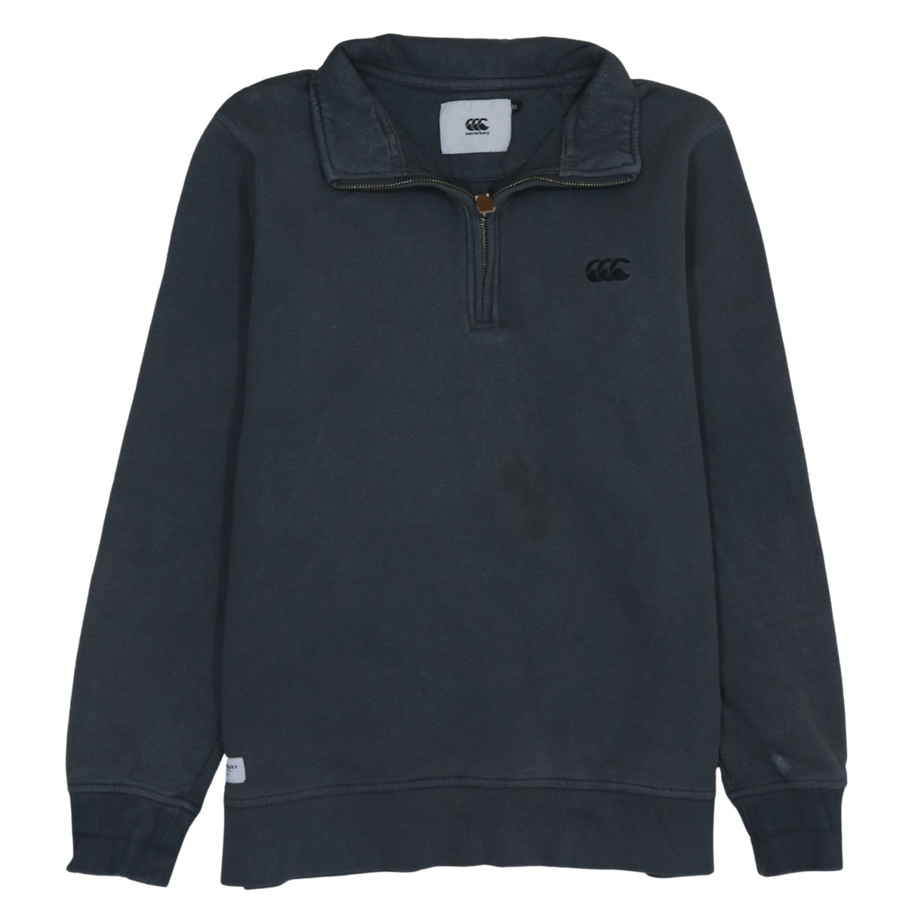 Canterbury Men’s Black 2XL 1/4 Zip Fleece Sweatshirt