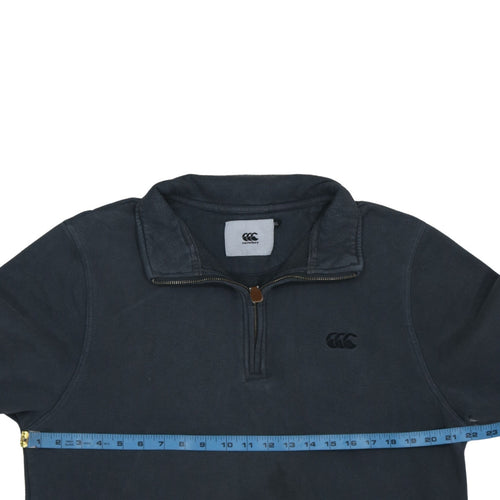 Canterbury Men’s Black 2XL 1/4 Zip Fleece Sweatshirt