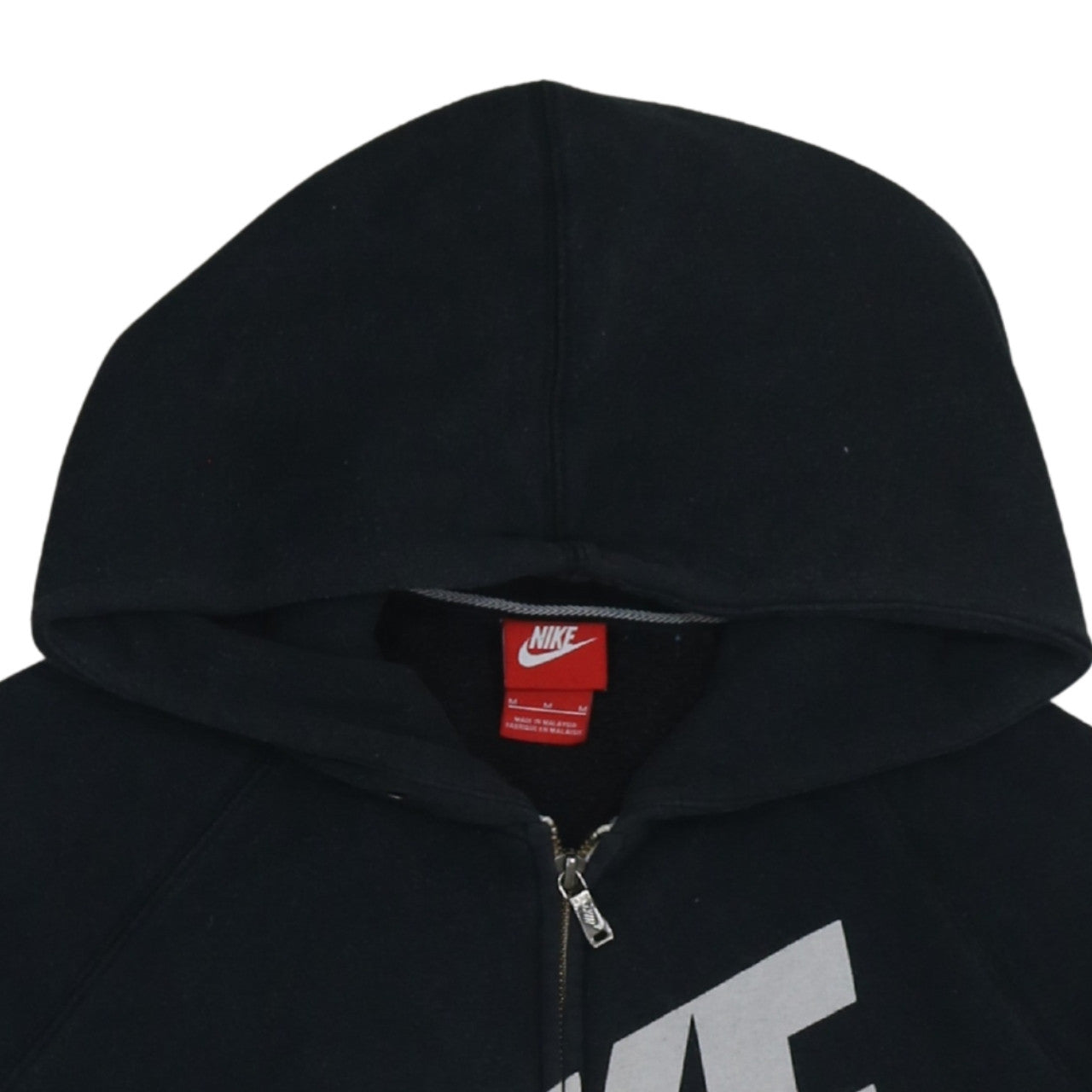 Nike Men's Black Full Zip Hoodie M Graphic Sportswear