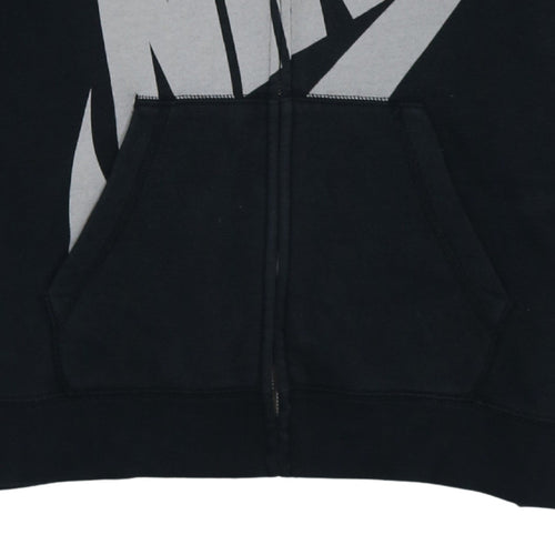 Nike Men's Black Full Zip Hoodie M Graphic Sportswear