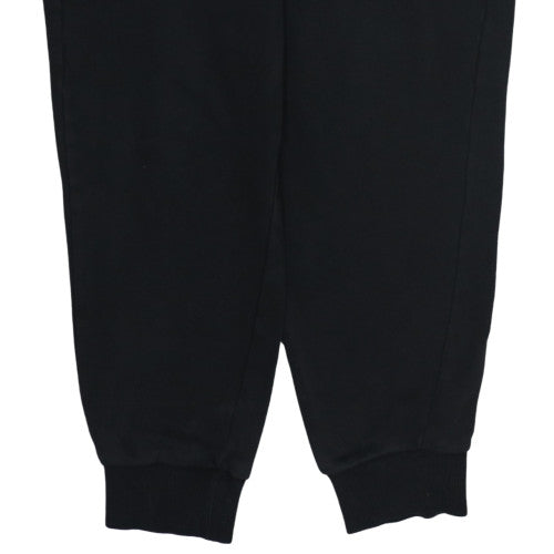 Puma Men's Black Jogger Sweatpants L Elastic Waist Sportswear