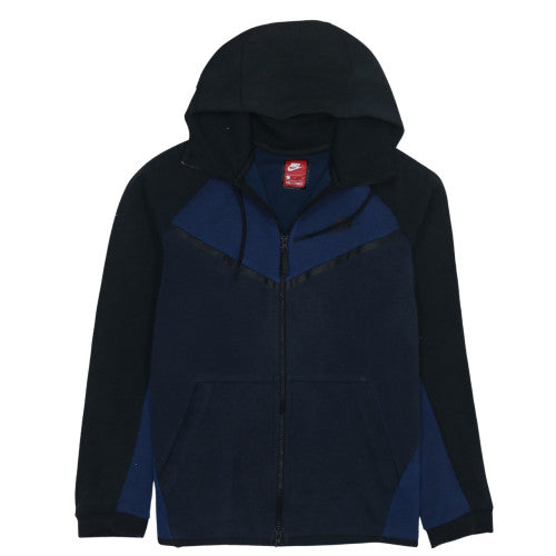 Nike Men's Blue Full Zip Hoodie Size M Regular Fit Sportswear