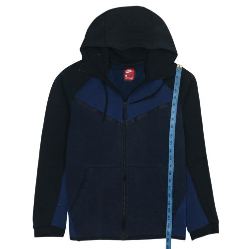 Nike Men's Blue Full Zip Hoodie Size M Regular Fit Sportswear