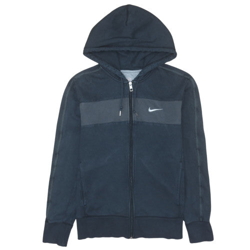 Nike Men's Blue Full Zip Hoodie Small Regular Fit Sportswear