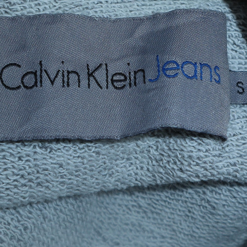 Calvin Klein Jeans Men's Grey Pullover Regular Fit Hoodie S