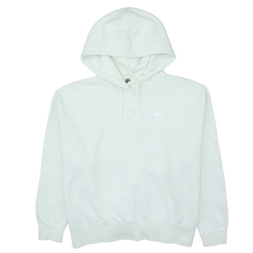 Nike Women’s White Pullover Hoodie XL Cotton Blend Casual