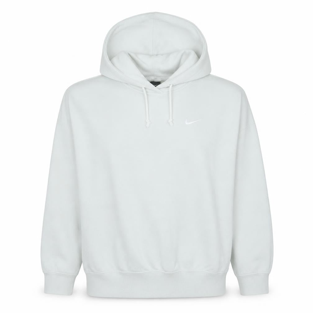 Front view of Nike Women’s White Pullover Hoodie XL Cotton Blend Casual