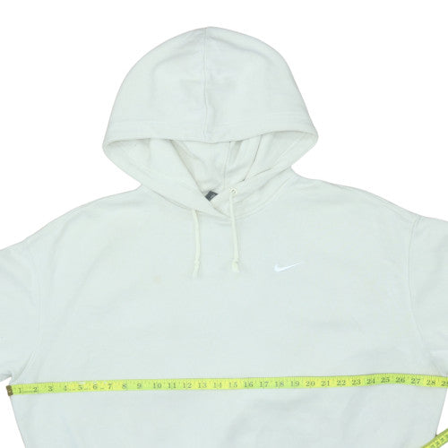 Nike Women’s White Pullover Hoodie XL Cotton Blend Casual