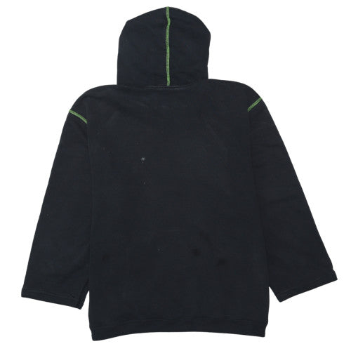 Puma Men's Black Pullover Hoodie L Sports Graphic Fleece