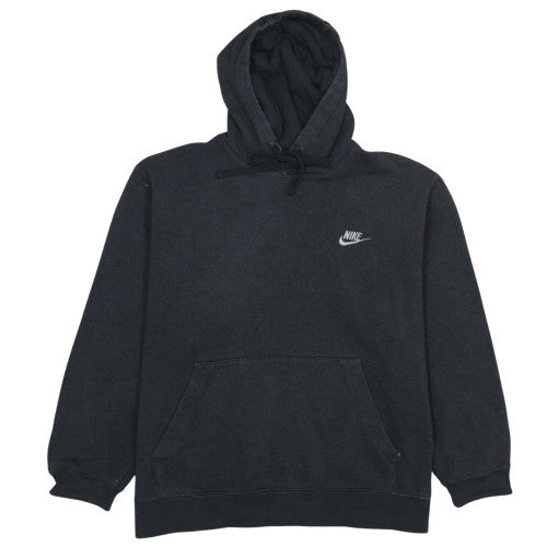 Nike Women Black Pullover Hoodie Size L Cotton Blend Fleece