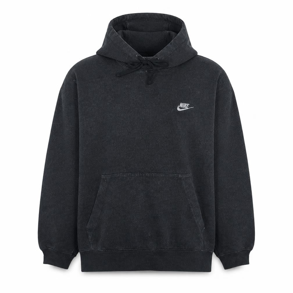 Nike Women Black Pullover Hoodie Size L Cotton Blend Fleece