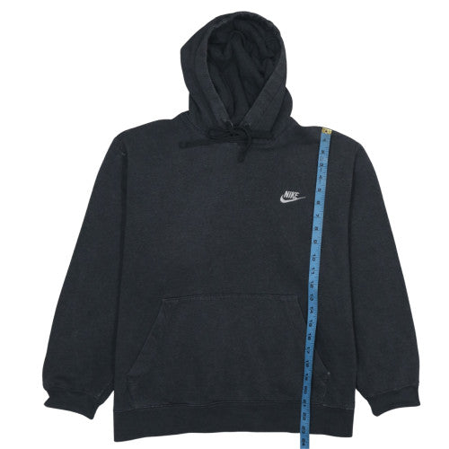 Nike Women Black Pullover Hoodie Size L Cotton Blend Fleece