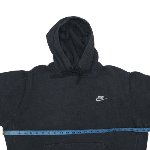 Nike Women Black Pullover Hoodie Size L Cotton Blend Fleece