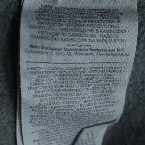 Nike Women Black Pullover Hoodie Size L Cotton Blend Fleece