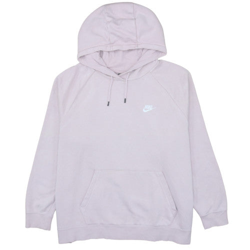 Nike Women’s Pink 2XL Pullover Hoodie Cotton Blend