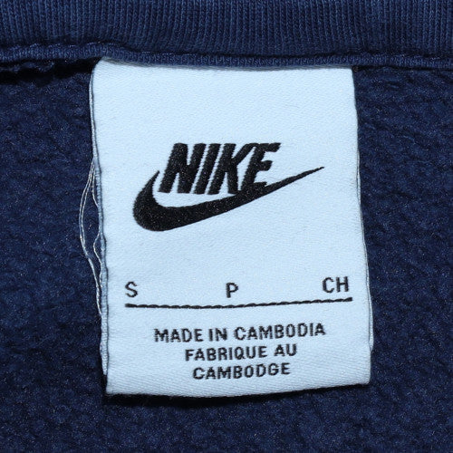 Nike Men's Black Air Logo Fleece Sweatshirt Size S Regular Fit