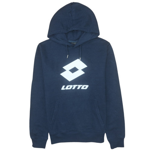 Lotto Men's Blue Pullover Hoodie Medium Fleece Sportswear