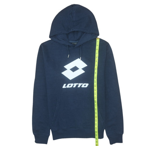 Lotto Men's Blue Pullover Hoodie Medium Fleece Sportswear