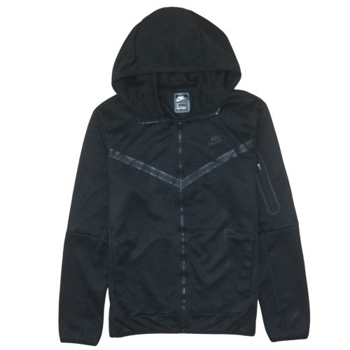 Nike Men's Black Full Zip Fleece Hoodie Jacket Size L