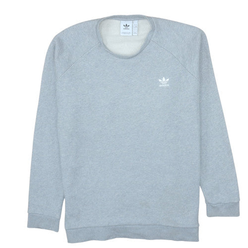 Adidas Men's Grey XL Pullover Crew Neck Sweatshirt
