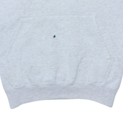 Champion Men's Grey Pullover Hoodie M Embroidered Logo Fleece