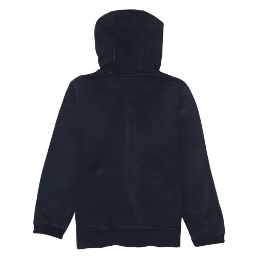 Nike Boys Black Full Zip Hoodie Sweatshirt 12-13 Years Fleece Lined