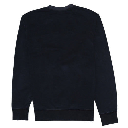 Nike Men's Black Crew Neck Pullover Sweatshirt Size S Cotton Blend