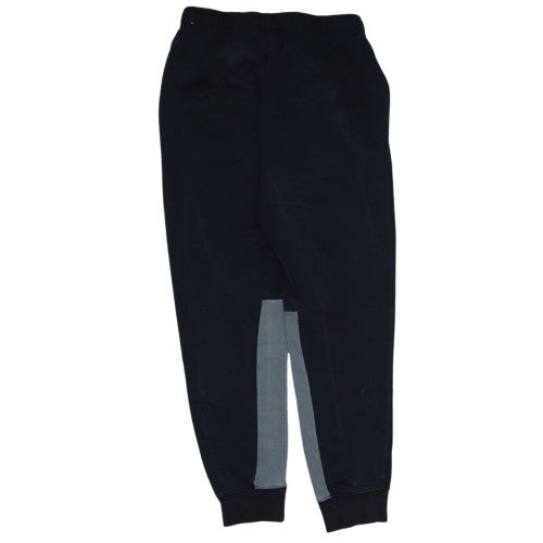Nike Mens Black Jogger Trousers S Regular Fleece Tapered Fit