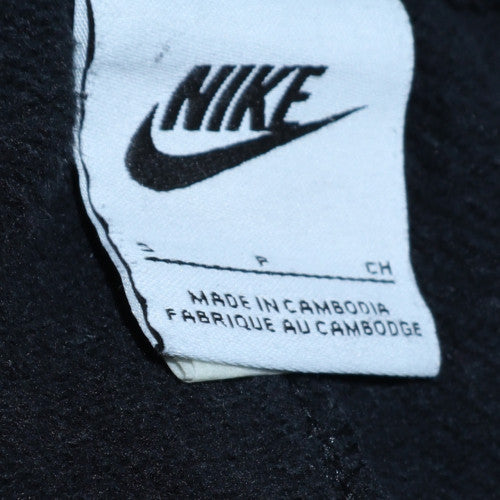 Nike Mens Black Jogger Trousers S Regular Fleece Tapered Fit