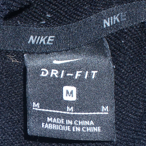 Nike Men's Black Dri-Fit Pullover Hoodie Medium
