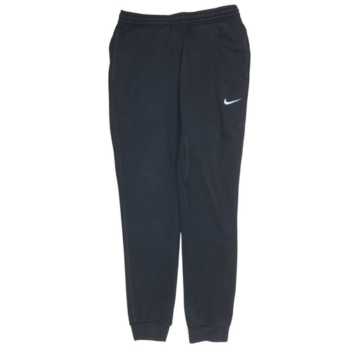 Nike Men's Black Jogger Trousers Size M Fleece Regular Fit