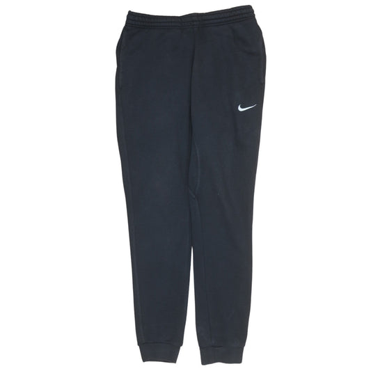 Nike Men's Black Jogger Trousers Size M Fleece Regular Fit