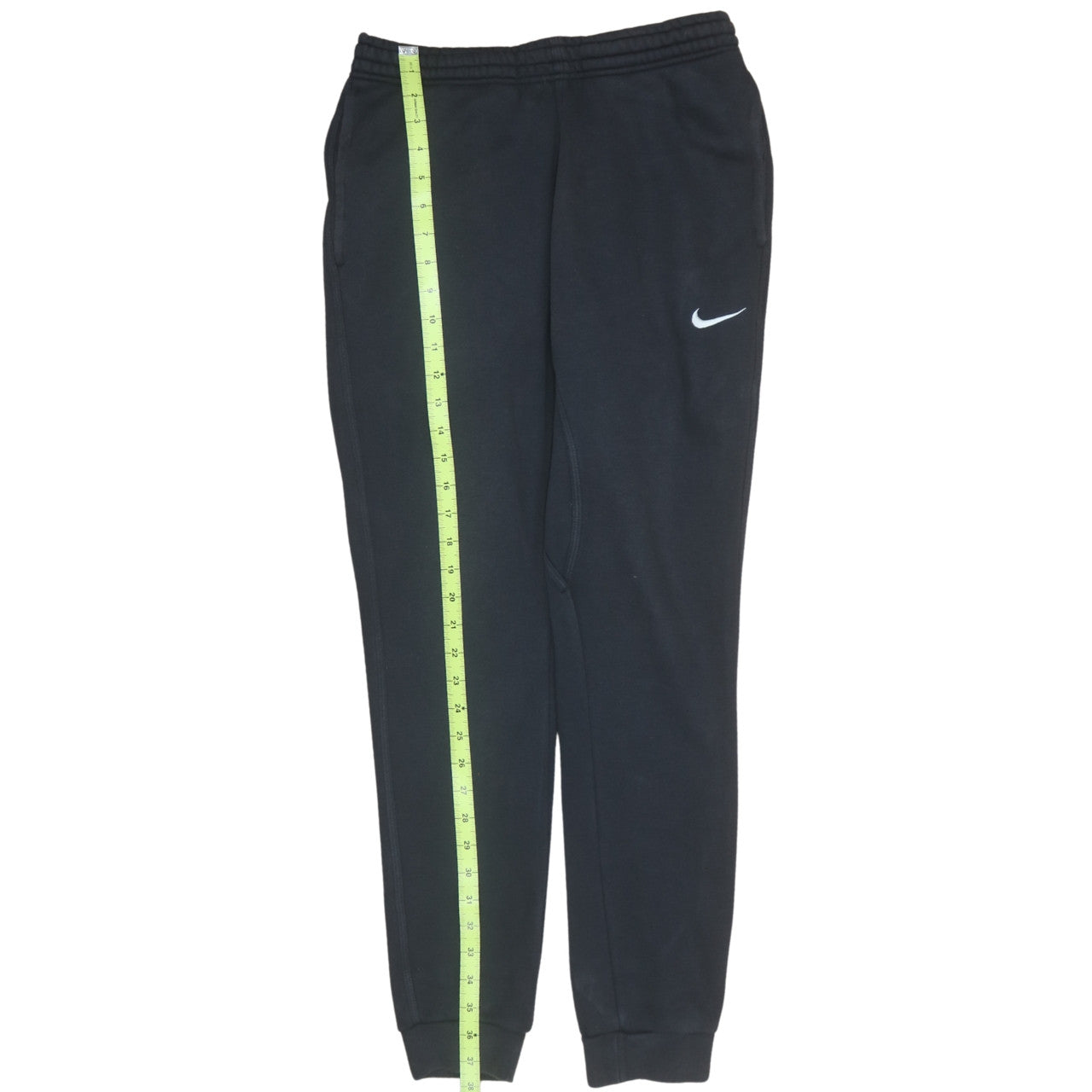 Nike Men's Black Jogger Trousers Size M Fleece Regular Fit