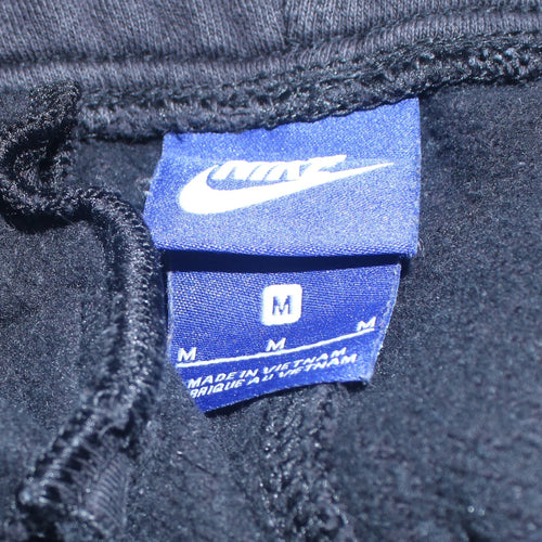Nike Men's Black Jogger Trousers Size M Fleece Regular Fit
