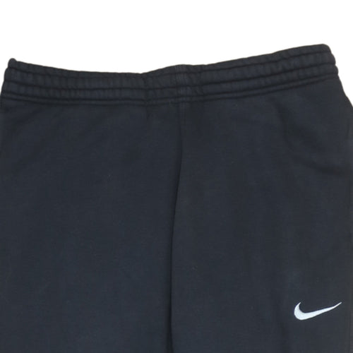Nike Men's Black Jogger Trousers Size M Fleece Regular Fit